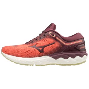 Mizuno Wave Skyrise Παπουτσια Για Τρεξιμο Γυναικεια - Πορτοκαλι/Κοκκινα